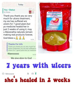 Ulcers Active Defence - Plant-Based Herbal Formula for Ulcers, Gastritis, Acid Reflux & Digestive Healing