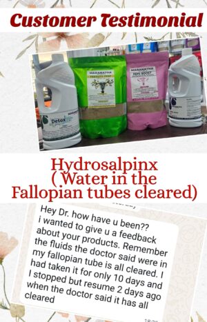 Maranatha Naturals Hydrosalpinx & Fertility Detox Combo- Fertility Prep Detox Tea, Femi Boost Hormonal Balance Supplement, Detox Cleanse, Bitter Juice, and more