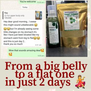 Flat Belly Detox Combo - Tummy Trimmer Flat Belly Tea and Detox Vegan Raw Herbs