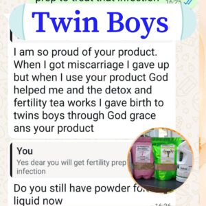 Fertility Prep & Detox Combo  Femi Boost, Detox Liquid, and Fertility Prep Tea