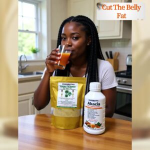 Tummy Tightener Combo  Akacia Tummy Trimming Juice and Tummy Tightener Fat Burn Tea